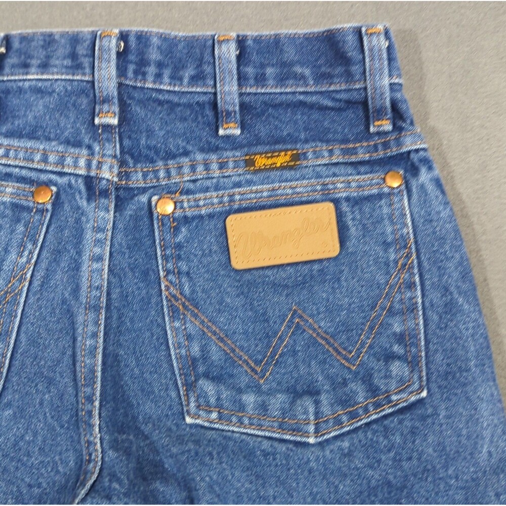 Wrangler Jeans Men's 29x32 Fits 28x30 Blue 936DEN Cowboy Cut Slim Fit Western